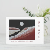 Weihnachtsfriedenswüste Südwest-Weihnachtskarte Feiertagskarte (Stehend Vorderseite)