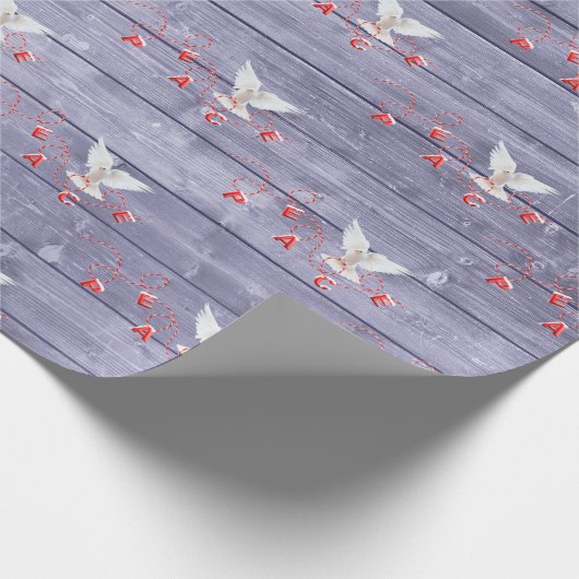 Weihnachtsfriedentove Geschenkpapier (Ecke)