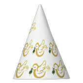 Weihnachtsfriedtaube Party-Hut Partyhütchen (Rechts)