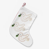 Weihnachtsfriedtauben Kleiner Weihnachtsstrumpf (Vorderansicht (hängend))