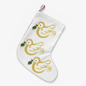 Weihnachtsfriedtauben Kleiner Weihnachtsstrumpf (Vorderansicht (hängend))