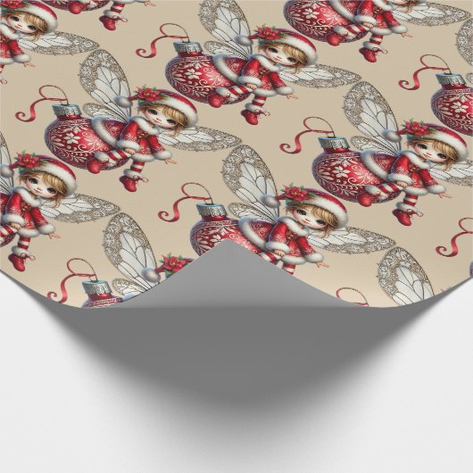 Weihnachtsfrittierpapier Geschenkpapier (Ecke)