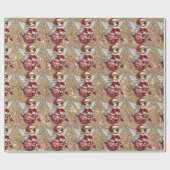 Weihnachtsfrittierpapier Geschenkpapier (Flach)