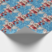 Weihnachtsfrittierpapier Geschenkpapier (Ecke)