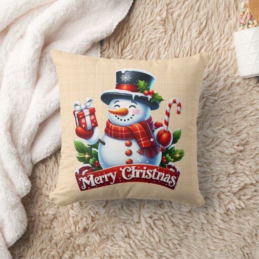 Weihnachtsfrohe Festlichkeit Kissen (Decke)