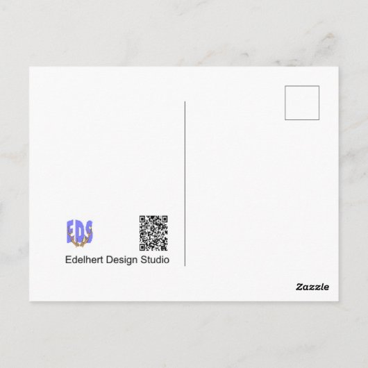 Weihnachtsfrohe Weihnachtskruste.Postcard Postkarte (Rückseite)