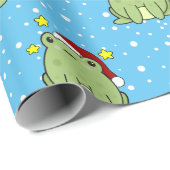 Weihnachtsfrosch Geschenkpapier (Rolleneckpunkt)