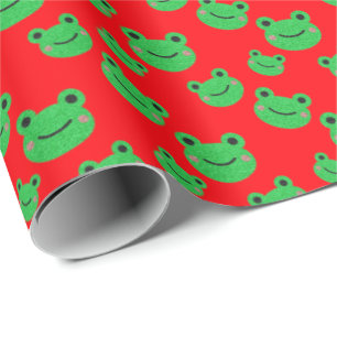 Weihnachtsfrosch Geschenkpapier
