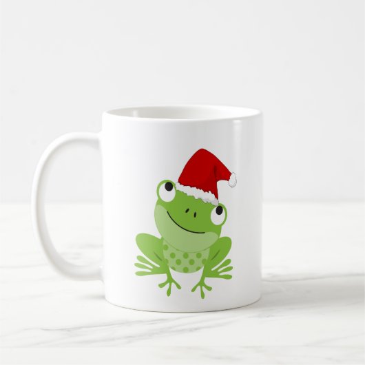 Weihnachtsfrosch Kaffeetasse (Links)