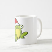 Weihnachtsfrosch Kaffeetasse (VorderseiteRechts)
