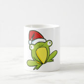 Weihnachtsfrosch Kaffeetasse (Mittel)