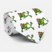 Weihnachtsfrosch Krawatte (Gerollt)