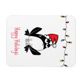 Weihnachtsfrosch Magnet (Horizontal)