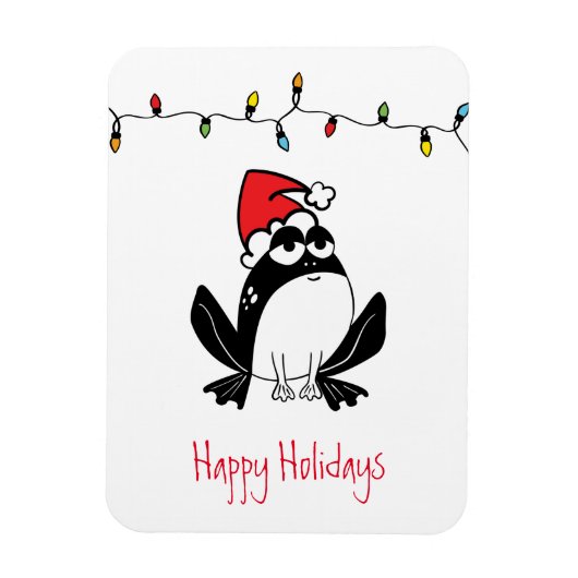 Weihnachtsfrosch Magnet (Vertikal)