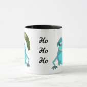 Weihnachtsfrosch mit Sprichwort Tasse (Zentrum)