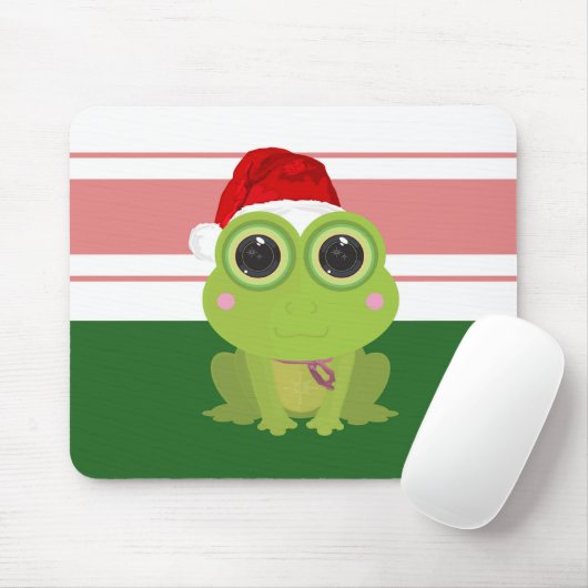 Weihnachtsfrosch Mousepad (Mit Mouse)