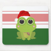 Weihnachtsfrosch Mousepad (Vorne)
