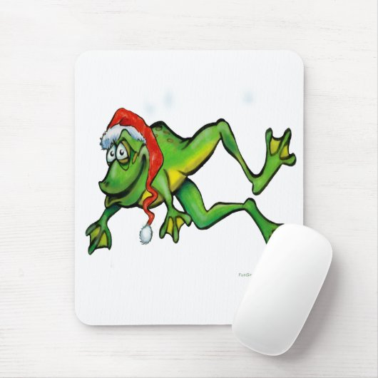 Weihnachtsfrosch Mousepad (Mit Mouse)