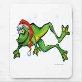 Weihnachtsfrosch Mousepad (Vorne)