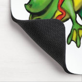 Weihnachtsfrosch Mousepad (Ecke)