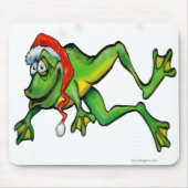 Weihnachtsfrosch Mousepad (Vorne)