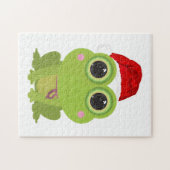Weihnachtsfrosch Puzzle (Horizontal)