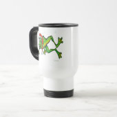 Weihnachtsfrosch Reisebecher (Vorderseite Links)