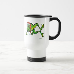 Weihnachtsfrosch Reisebecher