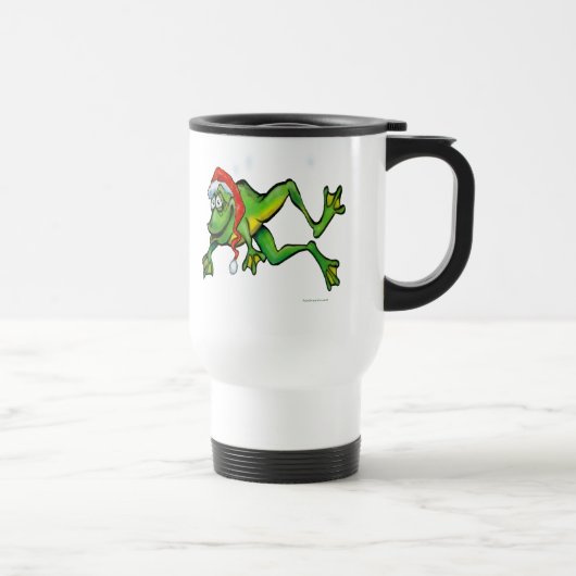Weihnachtsfrosch Reisebecher (Rechts)