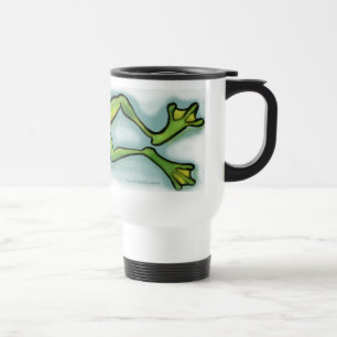 Weihnachtsfrosch Reisebecher