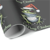 Weihnachtsfrosch Vintag Viktorianisch Geschenkpapier (Rolleneckpunkt)