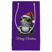 Weihnachtsfrosch Vintag Viktorianisch Kleine Geschenktüte (Vorderseite)