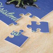 Weihnachtsfrosch Vintag Viktorianisch Puzzle (Seite)