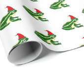Weihnachtsfrösche Geschenkpapier (Rolleneckpunkt)