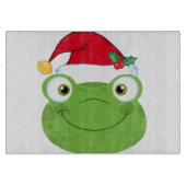 Weihnachtsfrösche Schneidebrett (Vorderseite)
