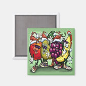 Weihnachtsfrucht Magnet (Vorderseite/Rückseite)