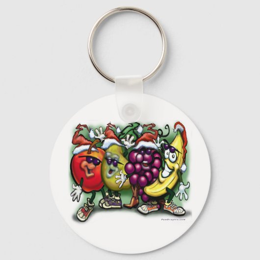 Weihnachtsfrucht Schlüsselanhänger (Vorderseite)