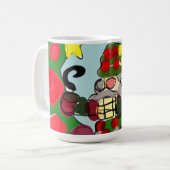 Weihnachtsfrühstück Kaffeetasse (Vorderseite Links)