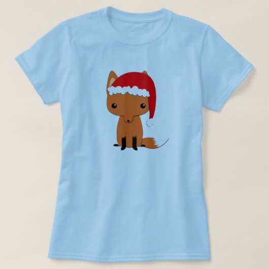 Weihnachtsfuchs T-Shirt (Design vorne)