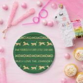 Weihnachtsfurcht Kleine Weihnachten Pappteller (Party)