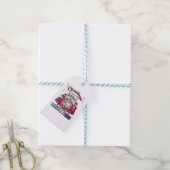 Weihnachtsfürsorge Crew 4 Geschenkanhänger (Mit Garn)