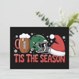 Weihnachtsfußball Die Saison ist da Sport Feiertag Feiertagskarte