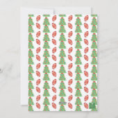 Weihnachtsfussball-Foto Feiertagskarte (Rückseite)