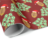 Weihnachtsfußball Geschenkpapier (Rolleneckpunkt)