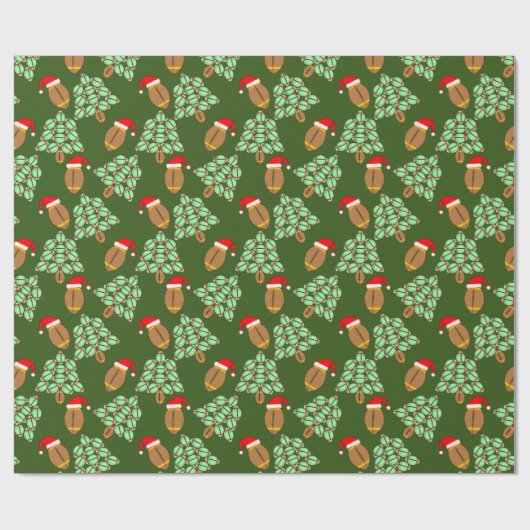Weihnachtsfußball Geschenkpapier (Flach)