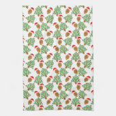 Weihnachtsfußball Geschirrtuch (Vertikal)