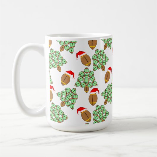 Weihnachtsfußball Kaffeetasse (Links)