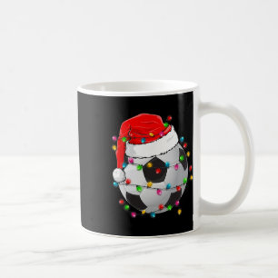Weihnachtsfußball Ll Weihnachtsmannmütze Lustiger Kaffeetasse