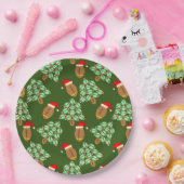 Weihnachtsfußball Pappteller (Party)