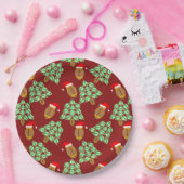 Weihnachtsfußball Pappteller (Party)